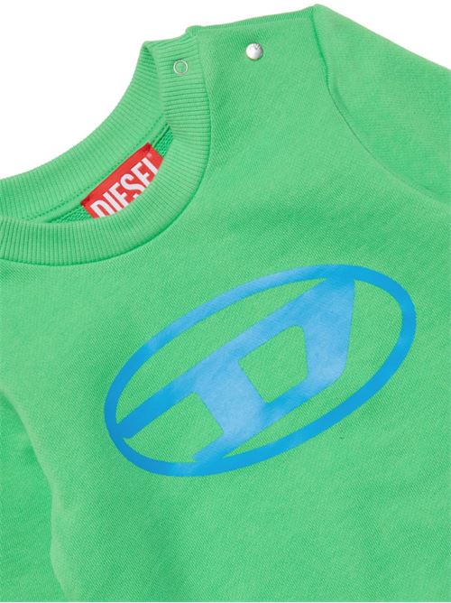 Felpa neonato verde DIESEL KIDS | K00513KYAXZK575